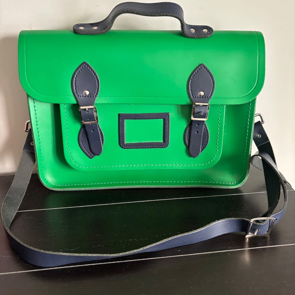 Cambridge Satchel‎ Company Wicked Green 13" Batchel, A Satchel with a Top Handle